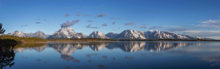 Grand Teton over Jenny Lake